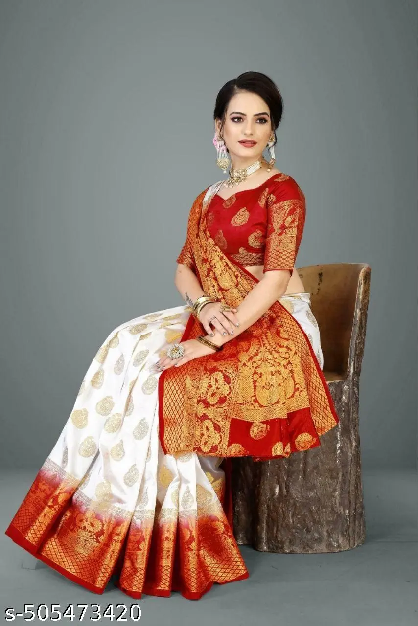 Timeless Banarasi Silk Saree - Image 3