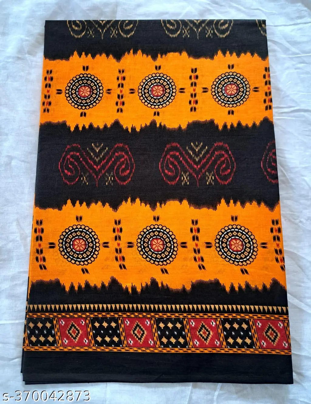 Pure Cotton Saree with Blouse Piece - Image 4