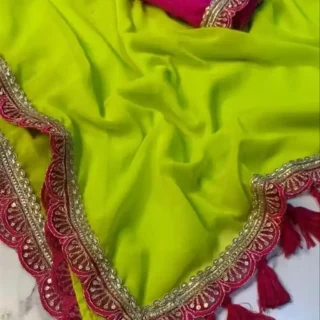 Elegant Georgette Party Saree