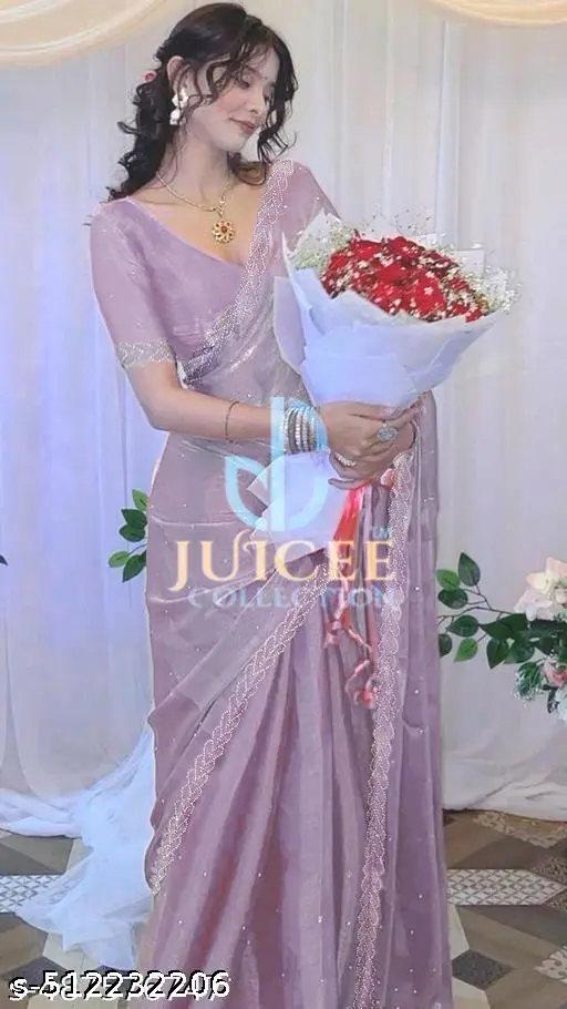 Jimmichu Designer Fabric Saree - Image 3