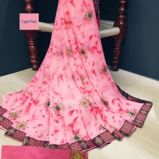 1_1024-2.webp Pink Lace Georgette Saree Blouse