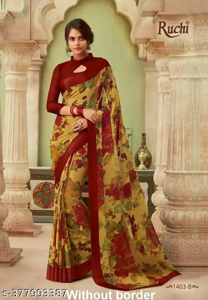 Soft Silk Turkey Saree - Image 4