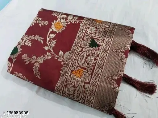 Designer Jacquard Banarasi Silk Saree - Image 2