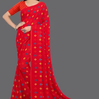 Raniar Georgette Saree: Everyday Elegance