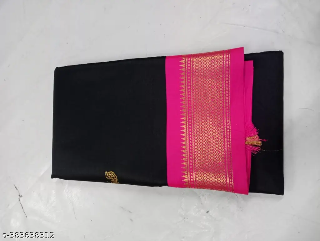 Bahaar Golden Zari Paithani Silk Saree - Image 4
