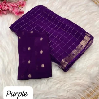 Trending Chinon Viscose Saree: Party Wear