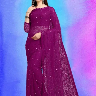 Brasso Net Saree: Ethereal Drape