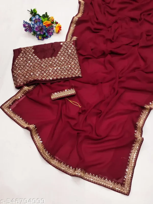 3ta9g_1024.webp Designer Georgette Saree: Fancy Border Blouse