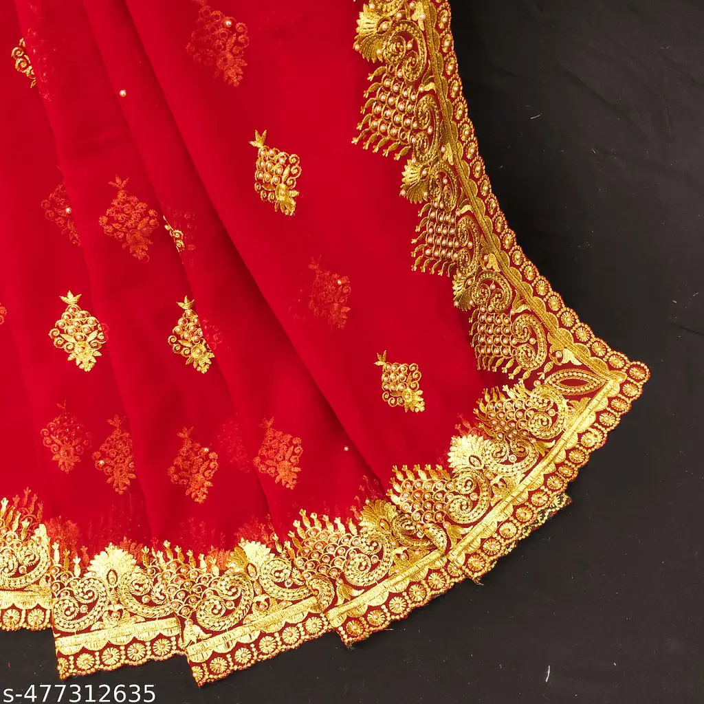 Embroidered Fancy Saree: Women's Elegant Drape - Image 3