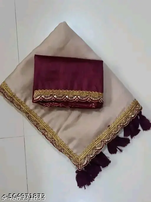 Trendy Bollywood Lace Insta Saree - Image 2