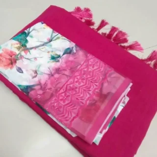 Bollywood Designer Saree: Embroidered Blouse