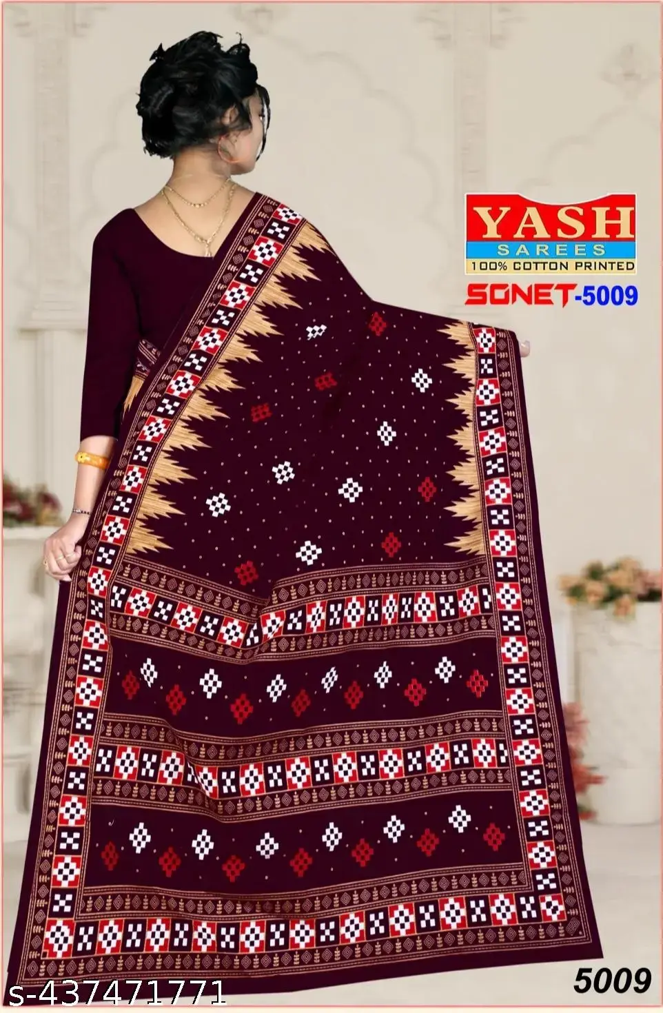 Printed Cotton Sambalpuri Saree Collection - Image 2