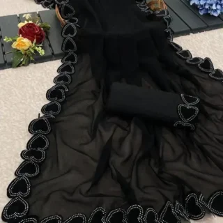 55zdd_1024.webp Black Bollywood Georgette Party Saree