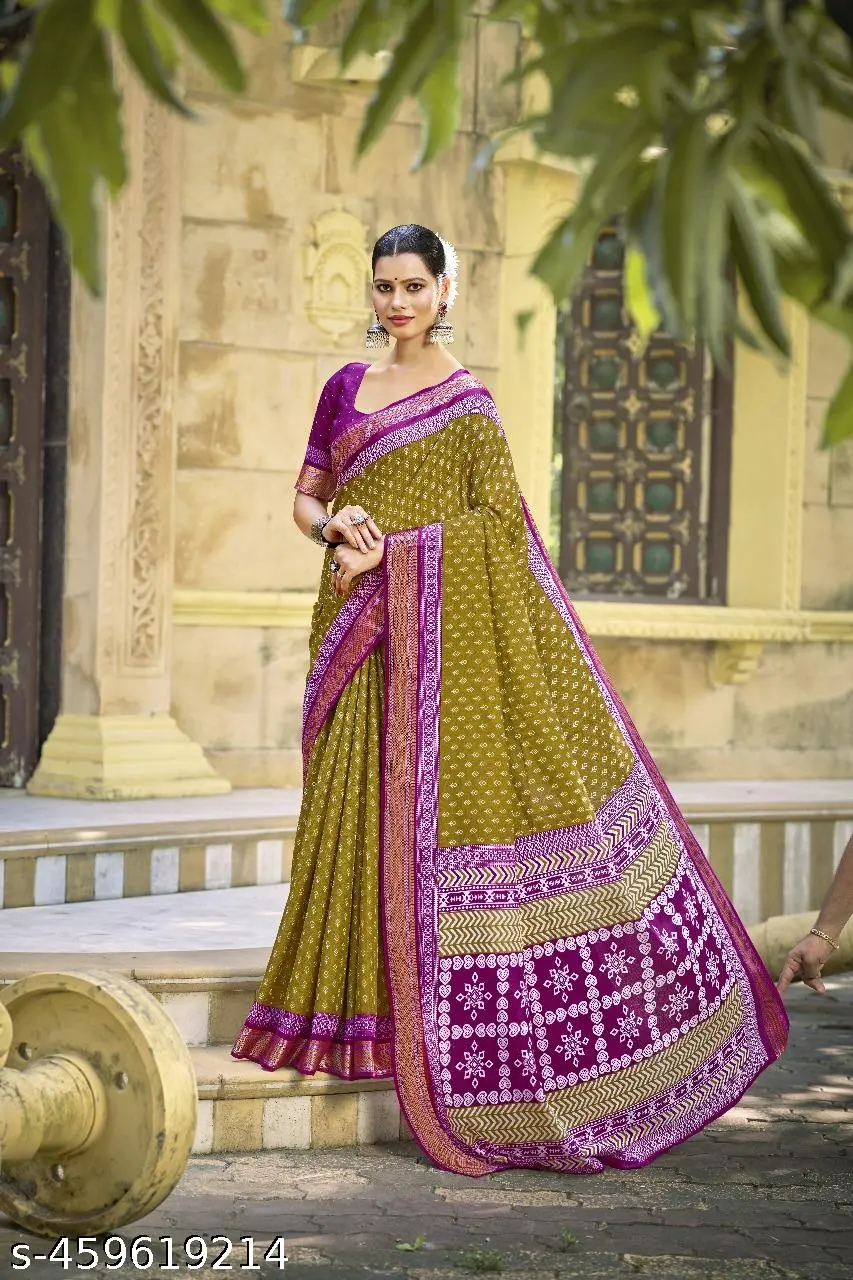 Elegant Pure Mulmul Cotton Saree - Image 2