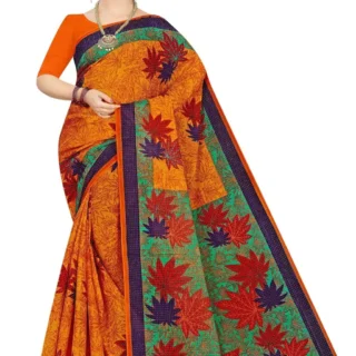 5ll4y_1024.webp Ethnic Gold Print Cotton Saree