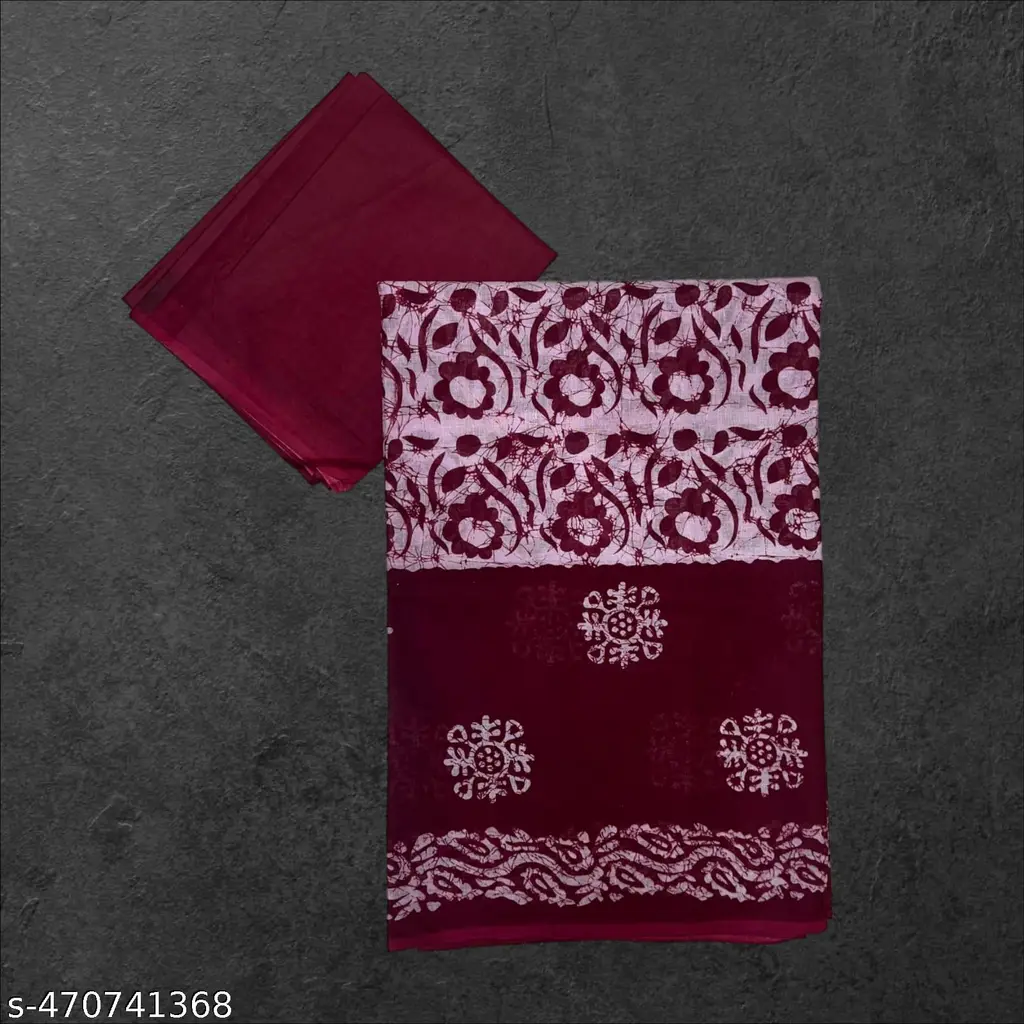 Jaipuri Hand Block Print Mulmul Blouse - Image 4