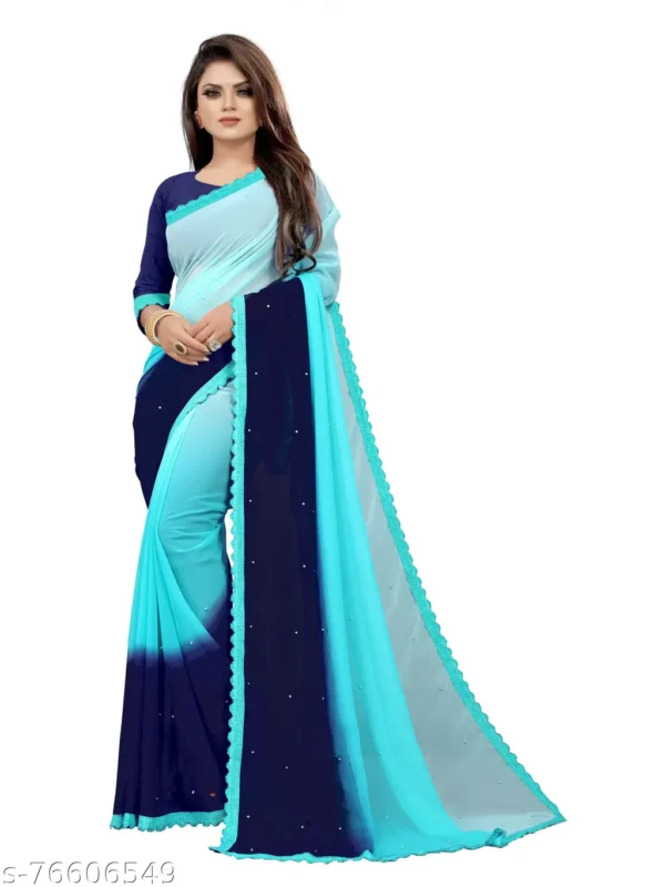 Embellished Art Silk Georgette Saree
