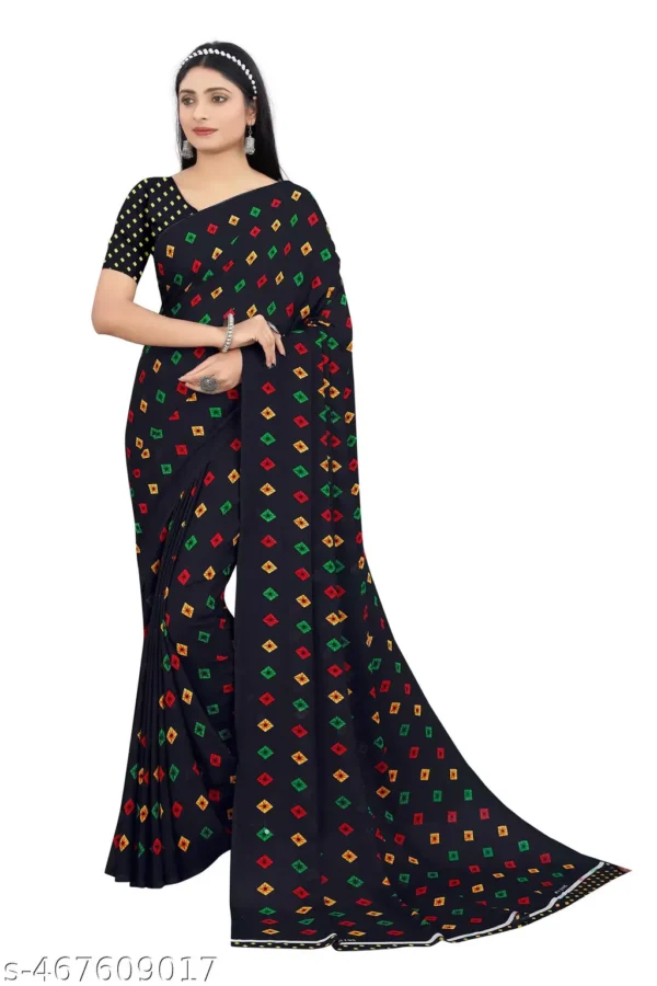 Everyday Elegance: Georgette Saree & Blouse