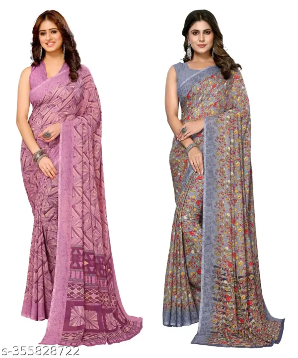 6yxbm_1024.webp Trendy Georgette Saree Blouse Material (2Pack)
