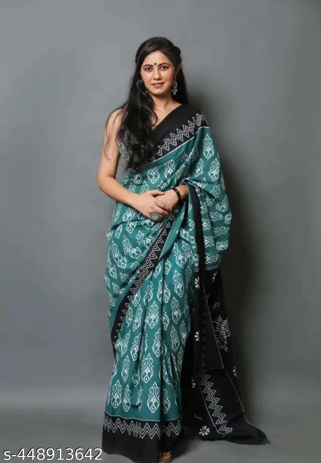 Printed Cotton Saree: Soft, Stylish Daily Wear - Image 2
