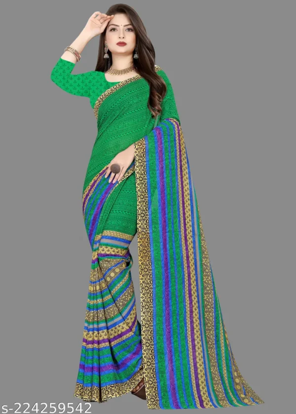 76dbz_1024.webp Dhyani Fashion Georgette Saree: Everyday Elegance