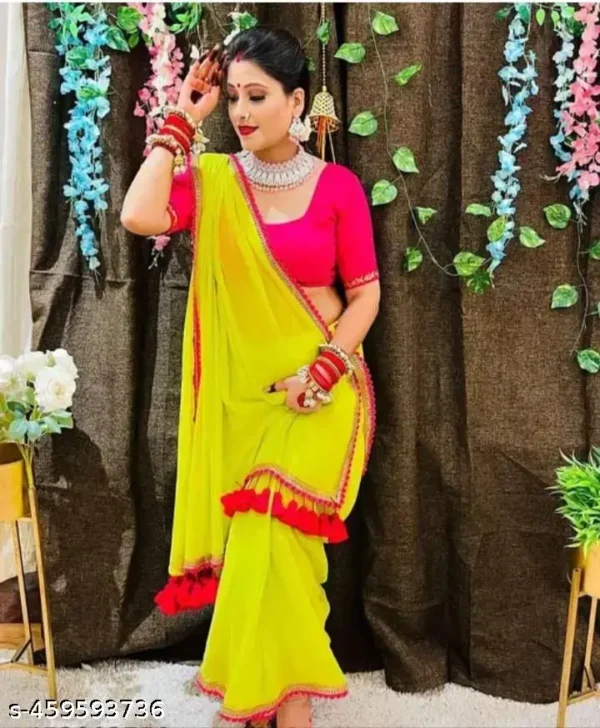 Exquisite Bandhani Saree: Festive & Designer