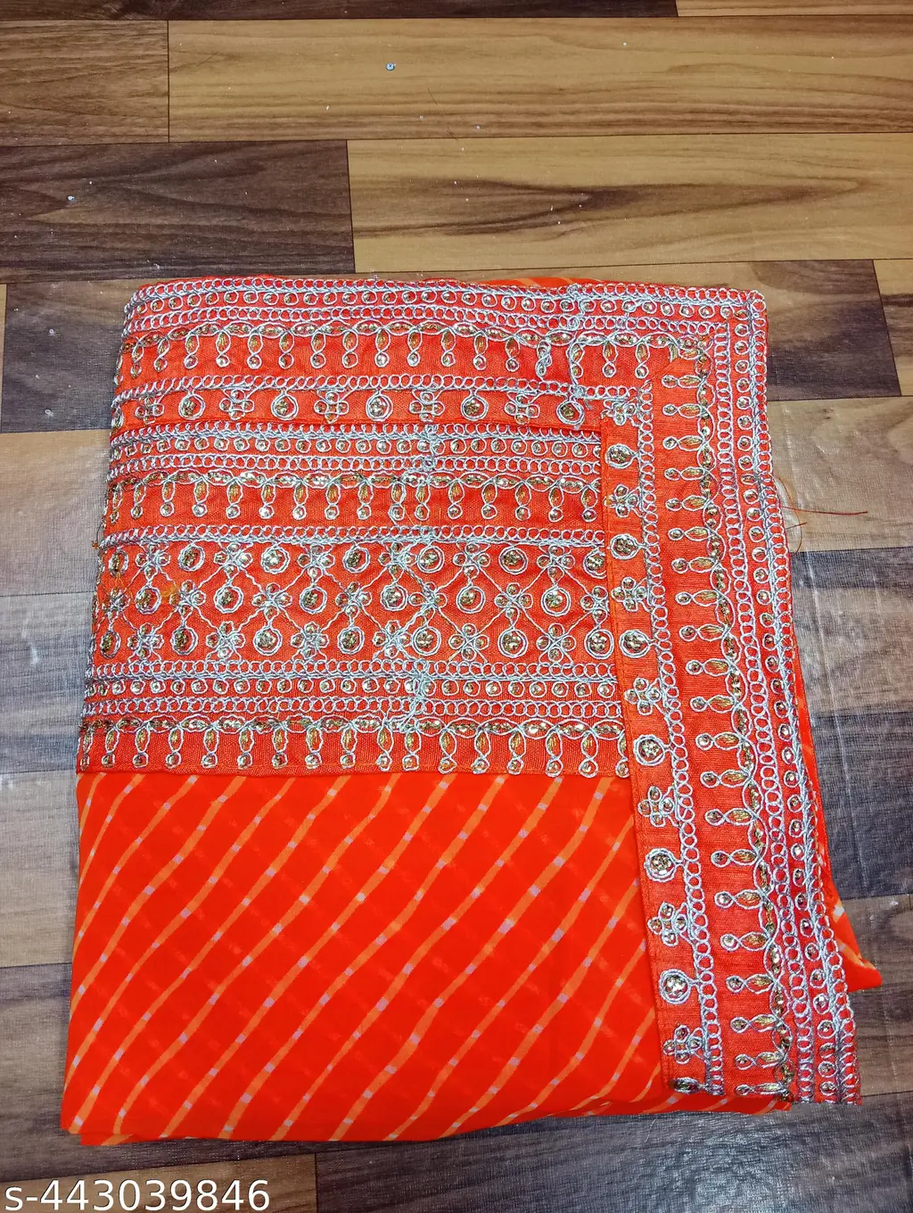 Orange Dream Saree - Image 3