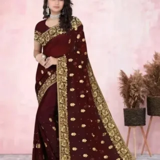 Elegant Saree with Blouse Set
