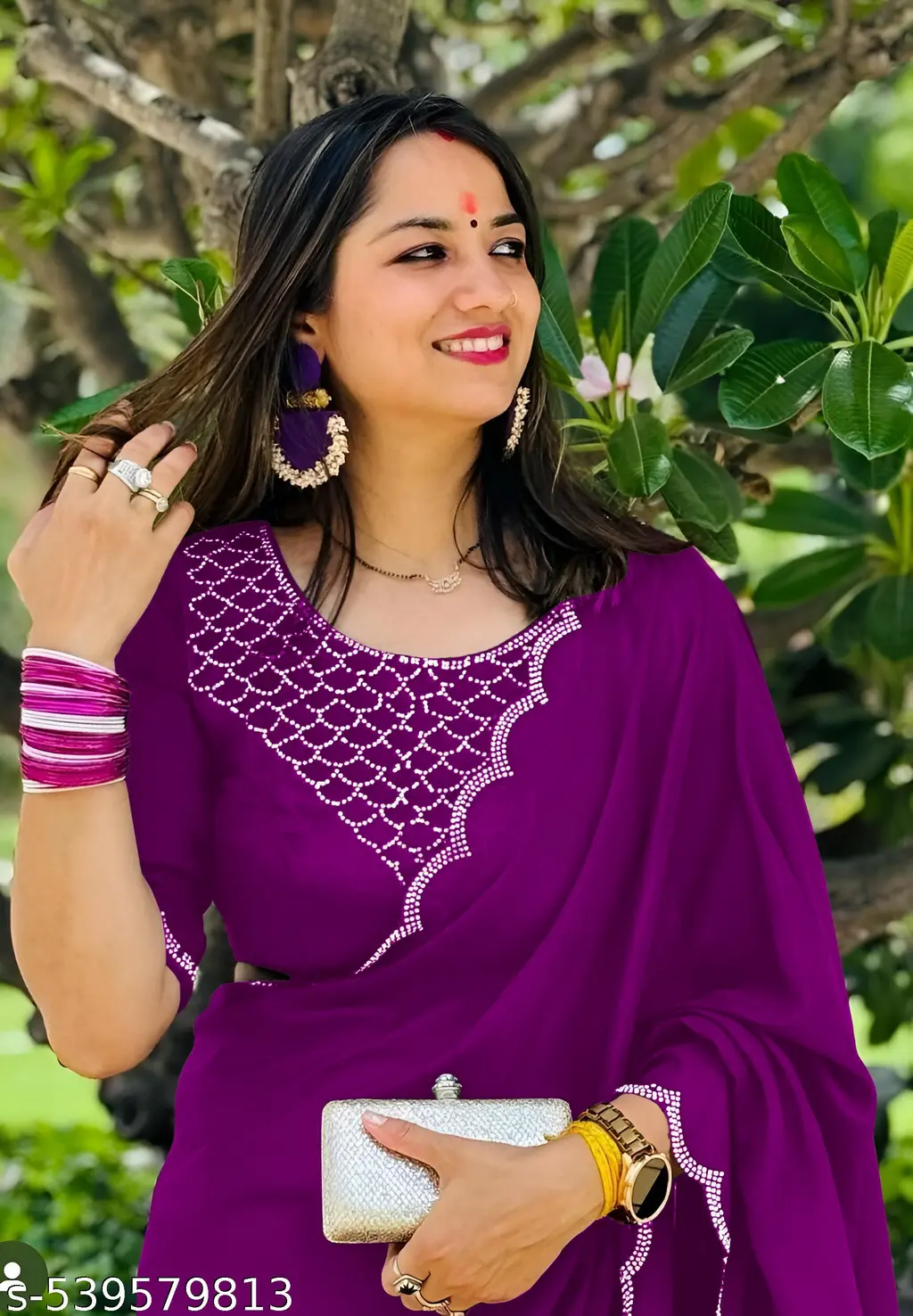 Sirozki Work Saree: Elegant New Design - Image 3