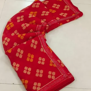 a04do_1024.webp Exquisite Bandhani & Georgette Designer Saree
