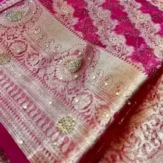 Elegant Organza Silk Saree