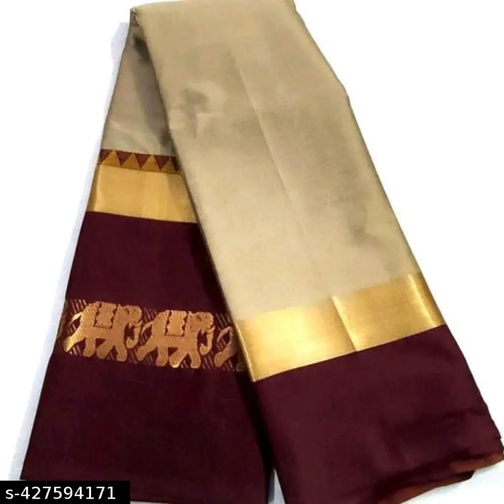 Hathi Silk Saree: Majestic Elephant Design - Image 2