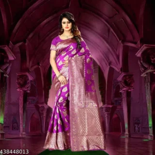 Lichi Silk Saree: Rich Pallu Drape