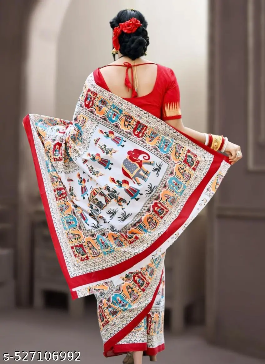 Kalyani Sambalpuri: Handwoven Cotton Saree Elegance - Image 3