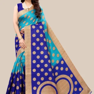 Printed Saree Blouse Piece for Women