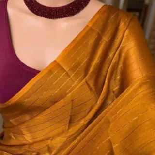 aucnn_1024.webp Kabir Mustard Georgette Saree with Blouse