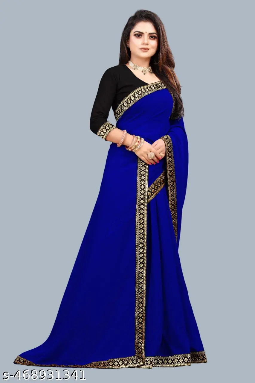 Maharani Lace Georgette Saree - Image 2