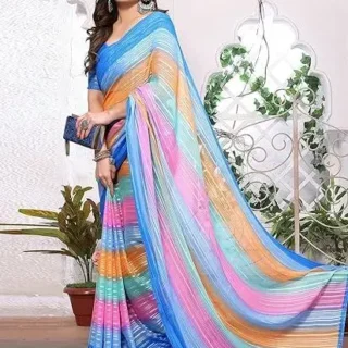 bfk9g_1024.webp Aastha Zari: New Georgette Printed Designer Saree