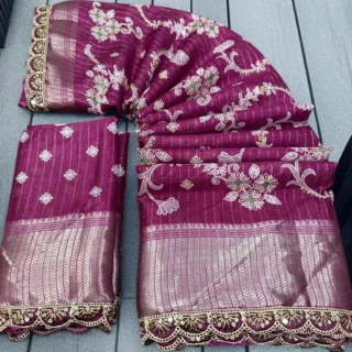 Dola Silk Work Saree