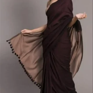 Trendy Cotton Blend Sari