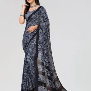 cqtpq_1024.webp Festive Georgette Printed Saree with Blouse