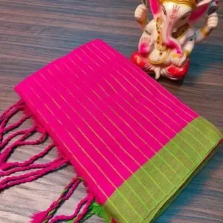 Unique Colour Check Saree