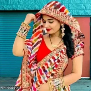 Exquisite Bandhani Georgette Saree Collection
