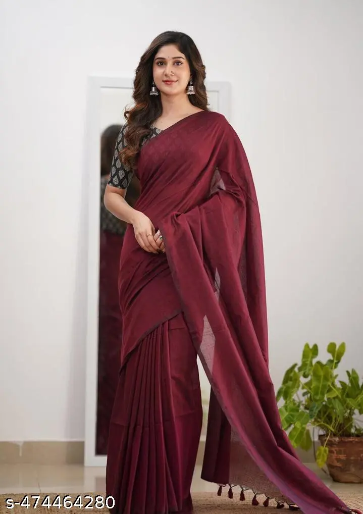 Exclusive Cotton Saree: Timeless Elegance - Image 3
