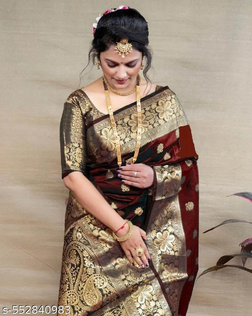 Pure Silk Marathi Pethani Saree - Image 4