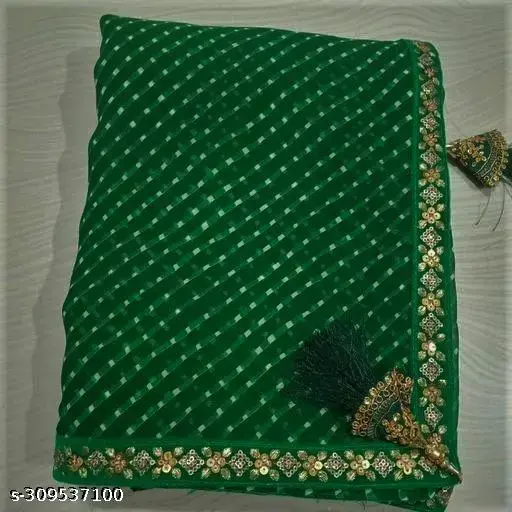 Lahriya Bandhani Embroidered Lace - Image 2