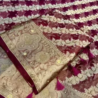 Elegant Organza Silk Saree