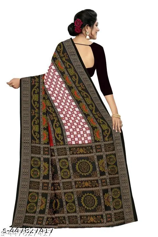 Pasapalli Ikat: Pure Cotton Sambalpuri Saree - Image 2