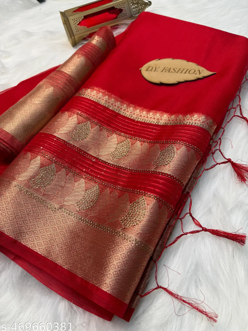 Designer Organza Silk Saree - Image 4
