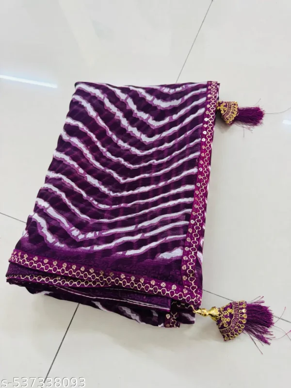 Exquisite Bandhani: Georgette Sarees for Every Occasion